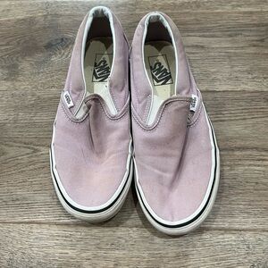 Vans Dusty Pink Slip-On Shoes
